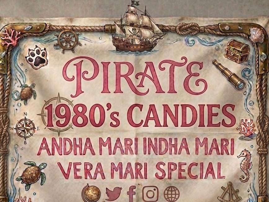 Pirate 1980's Candy Shop