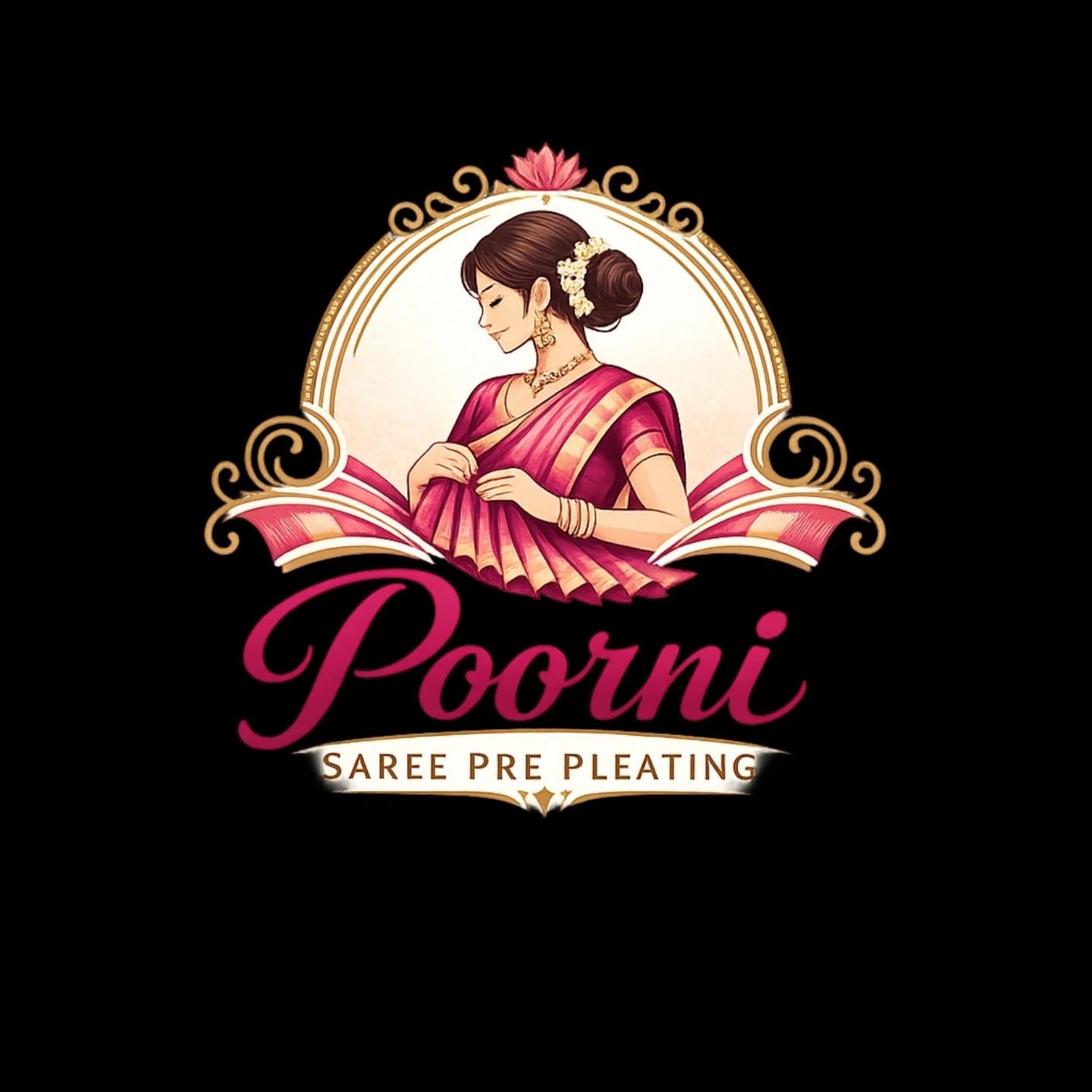 Poorni Saree Pre Pleating